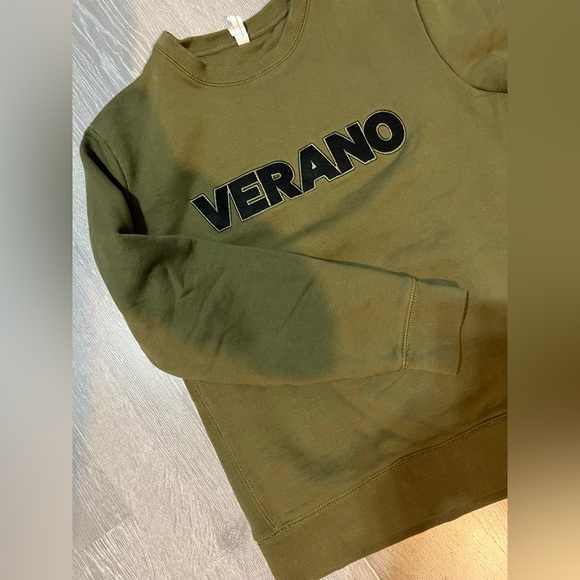 Green Verano sweatshirt - Picture 1 of 4